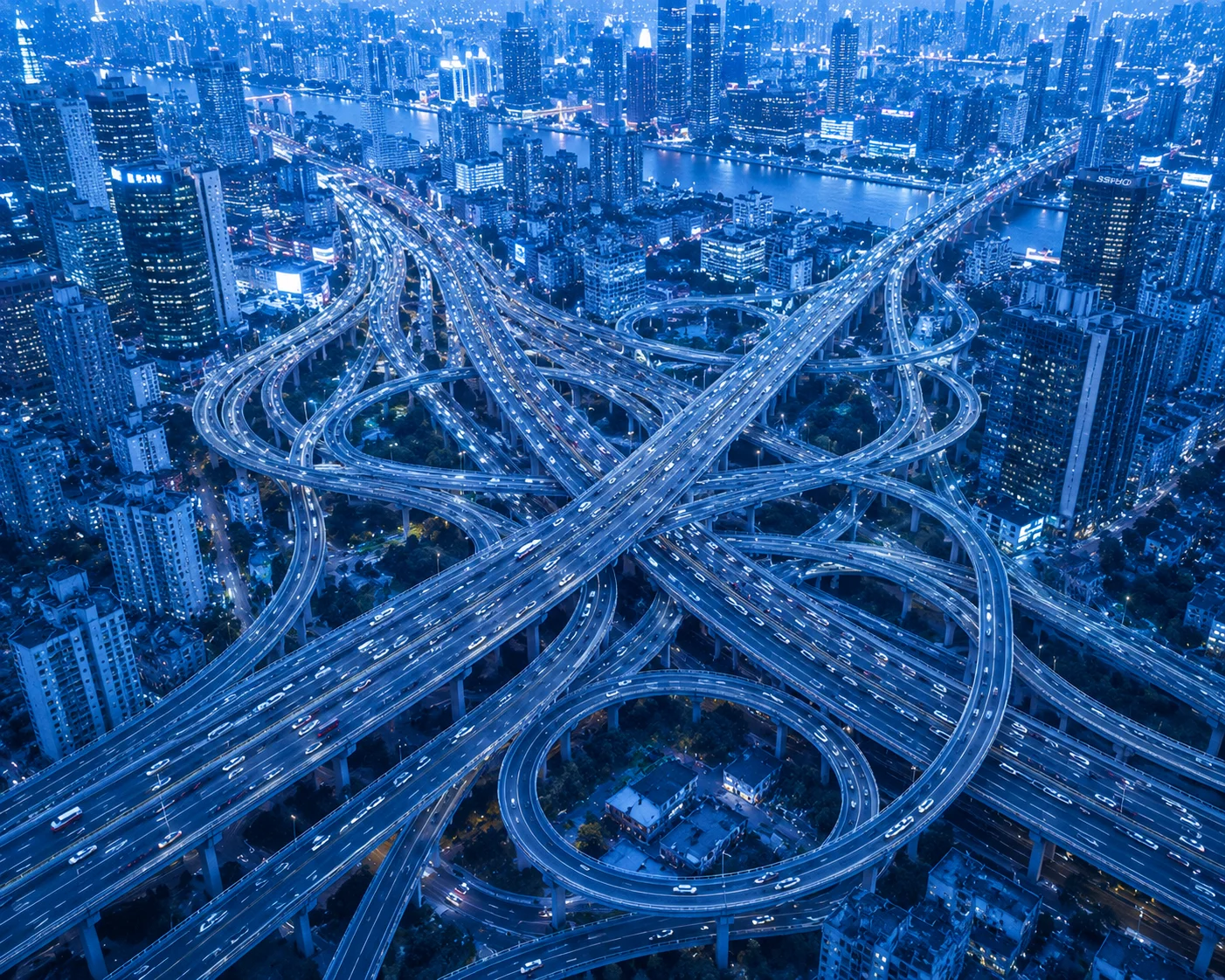 Illustration representing fragmented business data across systems